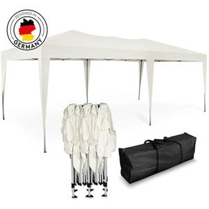 Kronenburg Pavillon 298, champagner, 3 x 6m, höhenverstellbar, wasserdicht, faltbar