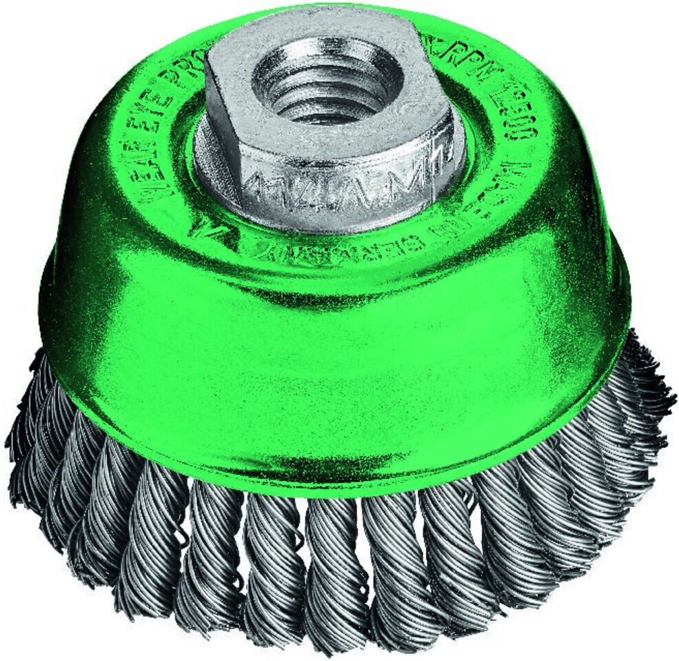 Lessmann Topfbürste Edelstahl gezopft 65x0,5mm Besatz 30x6mm gez.Draht (482807)
