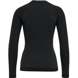hummel, Damen, Sportshirt, Clea Seamless Tight T-Shirt Ls (L), Schwarz