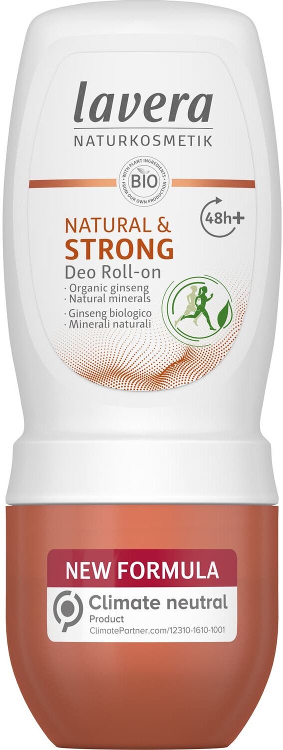 LAVERA Desodorante Roll-On 48 H + Strong & Natural 50 ml