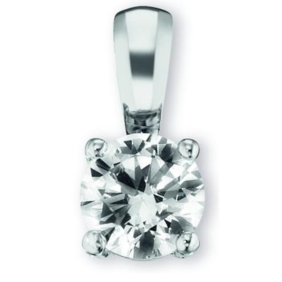 Kette mit Anhänger ONE ELEMENT "Zirkonia Anhänger aus 925 Silber", silber, Halsketten, Damen, Silber 925 (Sterlingsilber), Ihr persönliches Symbol – liebevoll gearbeitet für jeden Tag
