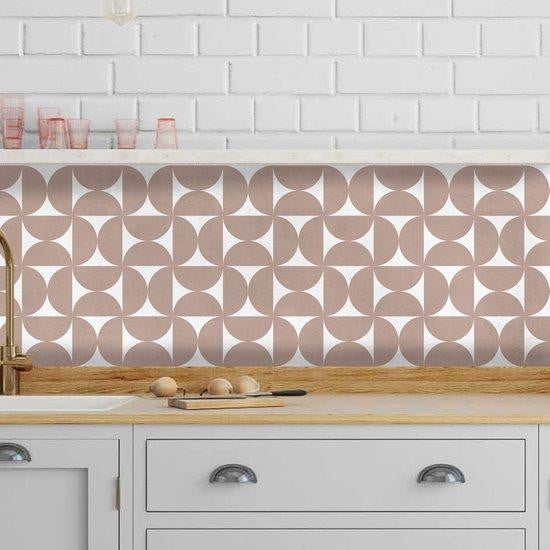 Famanu Antislip PVC-sticker voor keuken en badkamer, zelfklevende vinyl decoratie