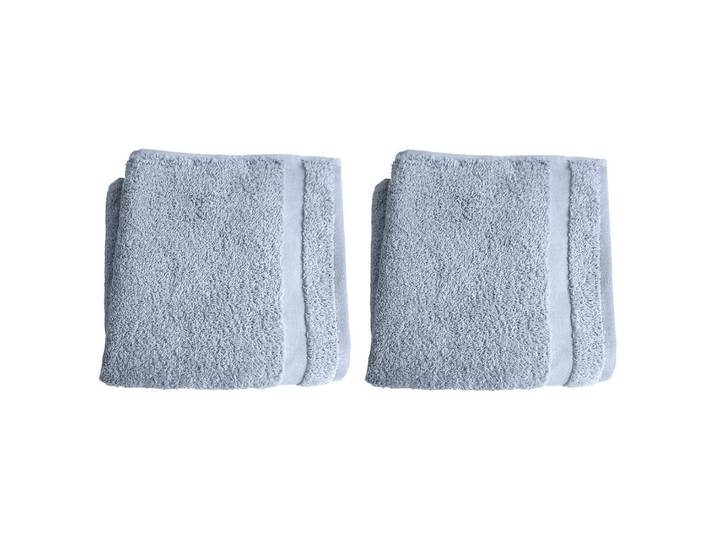 Bio Handtücher Organic Nature 2er-Set 50 x 100cm Blau/Hellblau