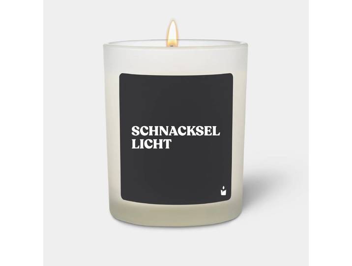 Duftkerze Weiss Flowery Schnacksellicht
