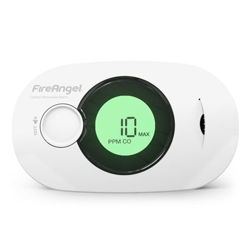 FireAngel Digitale Koolmonoxidemelder FA3322 met Vochtigheids- en Temperatuurmeter