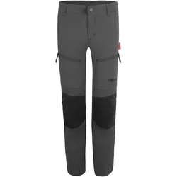 Trollkids Kinder Nordfjord Zip-off Hose Slim Fit - 128 - anthracite