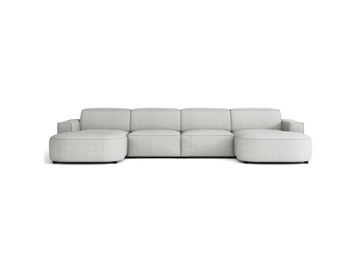 Modulares Ecksofa Sallmo U-förmig universell hellgrauer