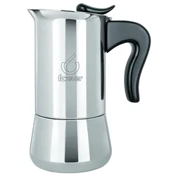 forever Espressokocher Miss Splendy 10 Tassen Induktion Edelstahl