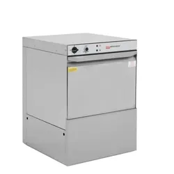 Ristoattrezzature Professioneller Gläserspüler – einphasig, mit quadratischem Korb 50 x 50 cm – aus Edelstahl
