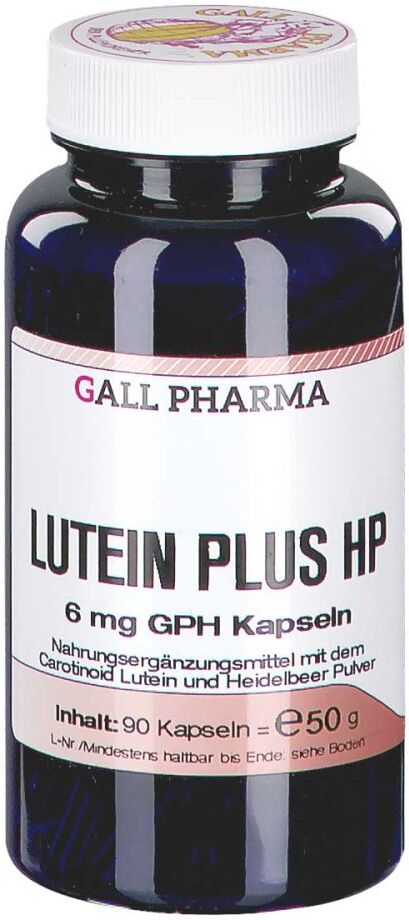Lutein plus Hp 6 mg Kapseln 90stk