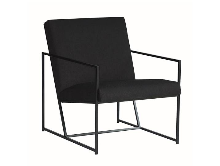 Jan Kurtz Sessel STYLE, Gestell: Stahlrohr schwarz Polster: 100%