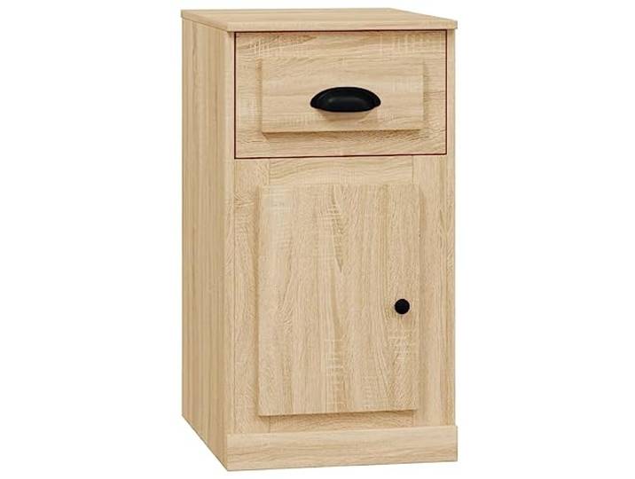 YUTAASU Beistellschrank Mit Schublade Sonoma-Eiche 40x50x75 cm