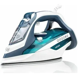 Haeger Ultra Steam 2800, Bügeleisen, Weiss, Blau