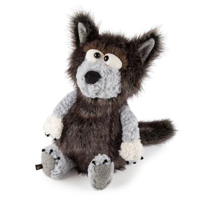 Sigikid 43153 - Wolf Azubi Bubi, BeastsTown, Plüsch-Kuscheltier, 40 cm