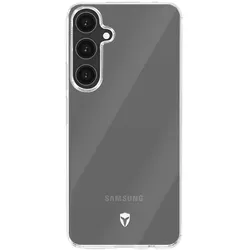 Force Case Schutzhülle für Galaxy S23 FE Verstärkt FEEL System Tryax 3D-Einsätze (Samsung Galaxy S23 FE), Smartphone Hülle, Transparent
