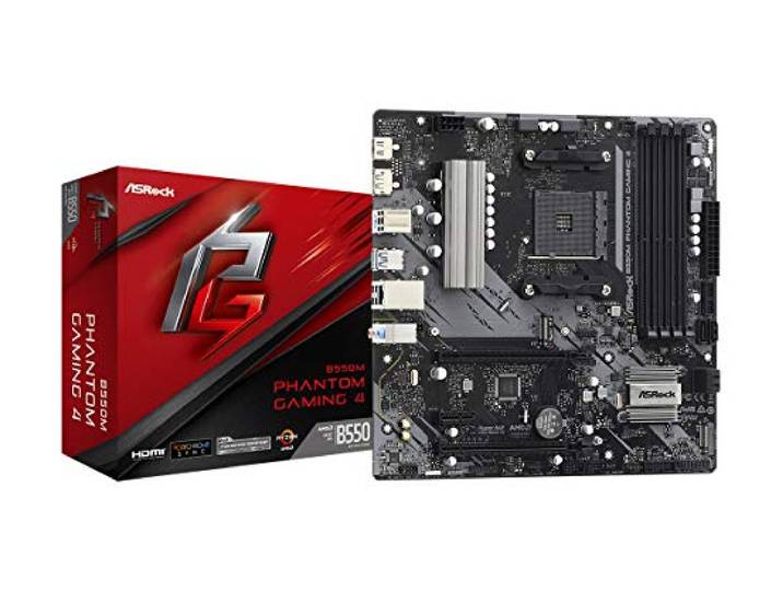 ASRock B550M Phantom Gaming 4 (90-MXBE90-A0UAYZ)