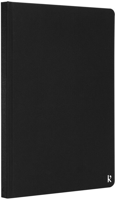 Carnet personnalisable à couverture rigide K'arst A5-ligné noir