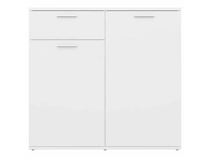 Commode intérieur - Blanc - Buffet Armoire base - blanc 80x36x75 cm - bois d'ingénierie LL1019