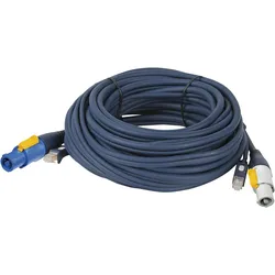 Showtec Powercon/RJ45 Powercon/RJ45 (PVC, 1.50 m), Netzwerkkabel