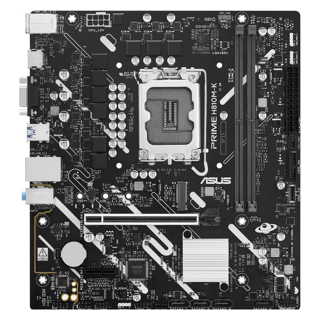 ASUS MB PRIME H810M-K (LGA 1851, Intel H810, mATX) (90MB1N10-M0EAY0)