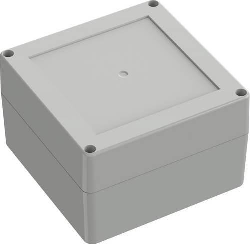 TRU COMPONENTS 6U-121208 6U07121208017 Industrie-Gehäuse 119.9 x 119.9 x 75 ABS Lichtgrau 1St.