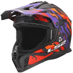 LS2, Motorradhelm, MX708 FAST II GROTESK MX-Helm (XL, 61 - 62 cm)