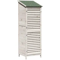 vidaXL, Gartenhaus + Gartenschrank, Aufbewahrungsschrank