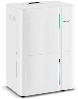 Costway 74/96 Pints Dehumidifier for Home 4500/5500 Sq. Ft Dehumidifier with 3 Modes-74 Pints