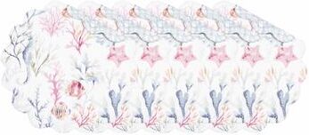 C&F Home Nori Coral Round Quilted Placemat Set 6
