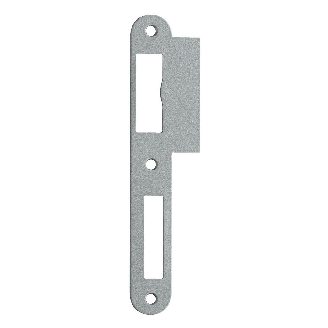Magni Lappenschliessblech 170mmDIN L 24mm rd. Nickel-sil (Türgriff) (4012432901349)