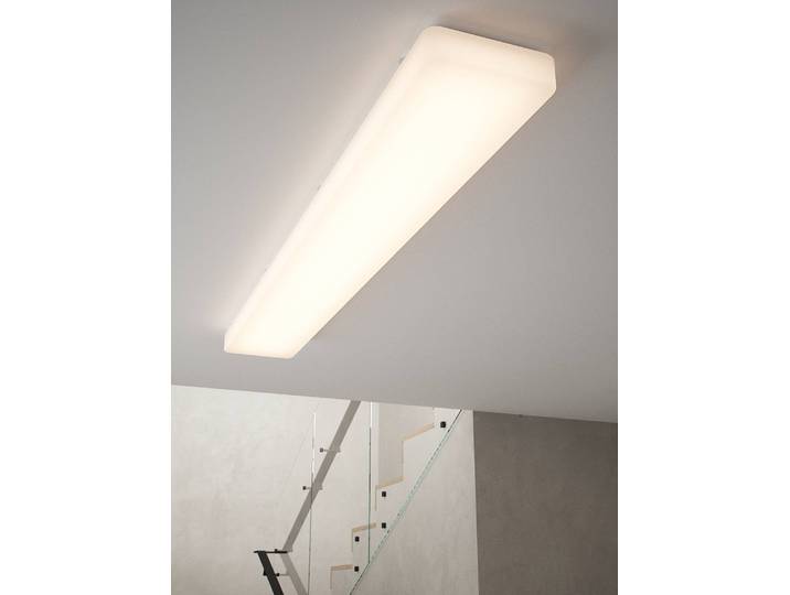 Plafonnier Trenton 60 x 5 x 16cm Blanc Polycarbonate LED non-remplaçables Module LED