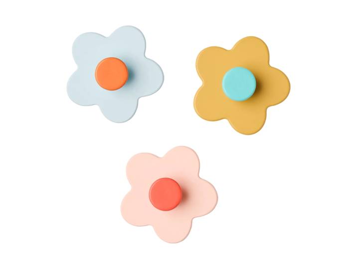 Kid s Concept Crochet fleur Kid 's Base, lot de 3 Multi'