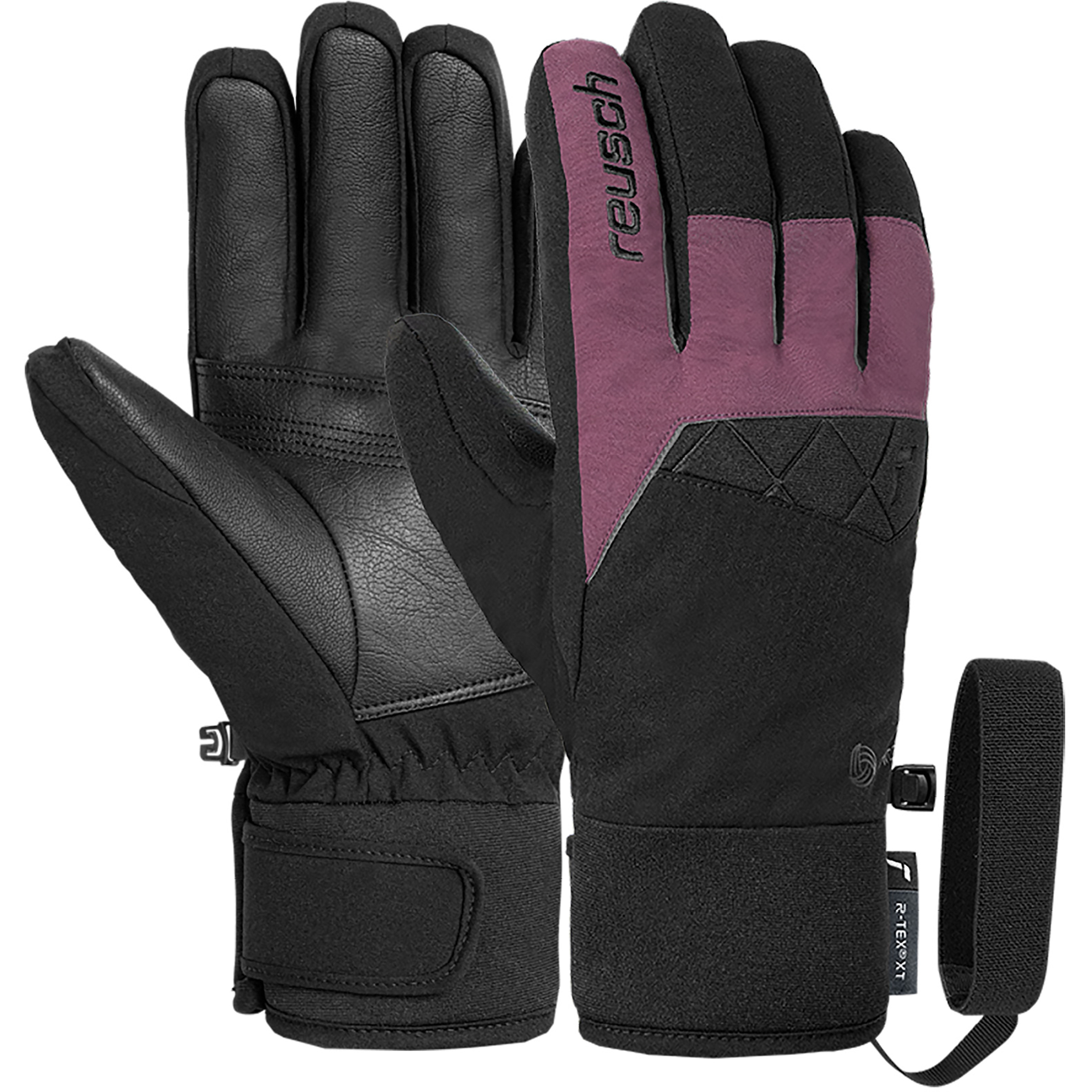 Reusch Malone R-Tex XT Skihandschuhe schwarz Größe 8.5 Skifahren Winddicht Wasserabweisend