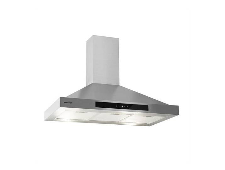 Klarstein Deckenhaube Zelda Dunstabzugshaube Edelstahl 60cm Wandanbau 620 m³/h Touch Timer