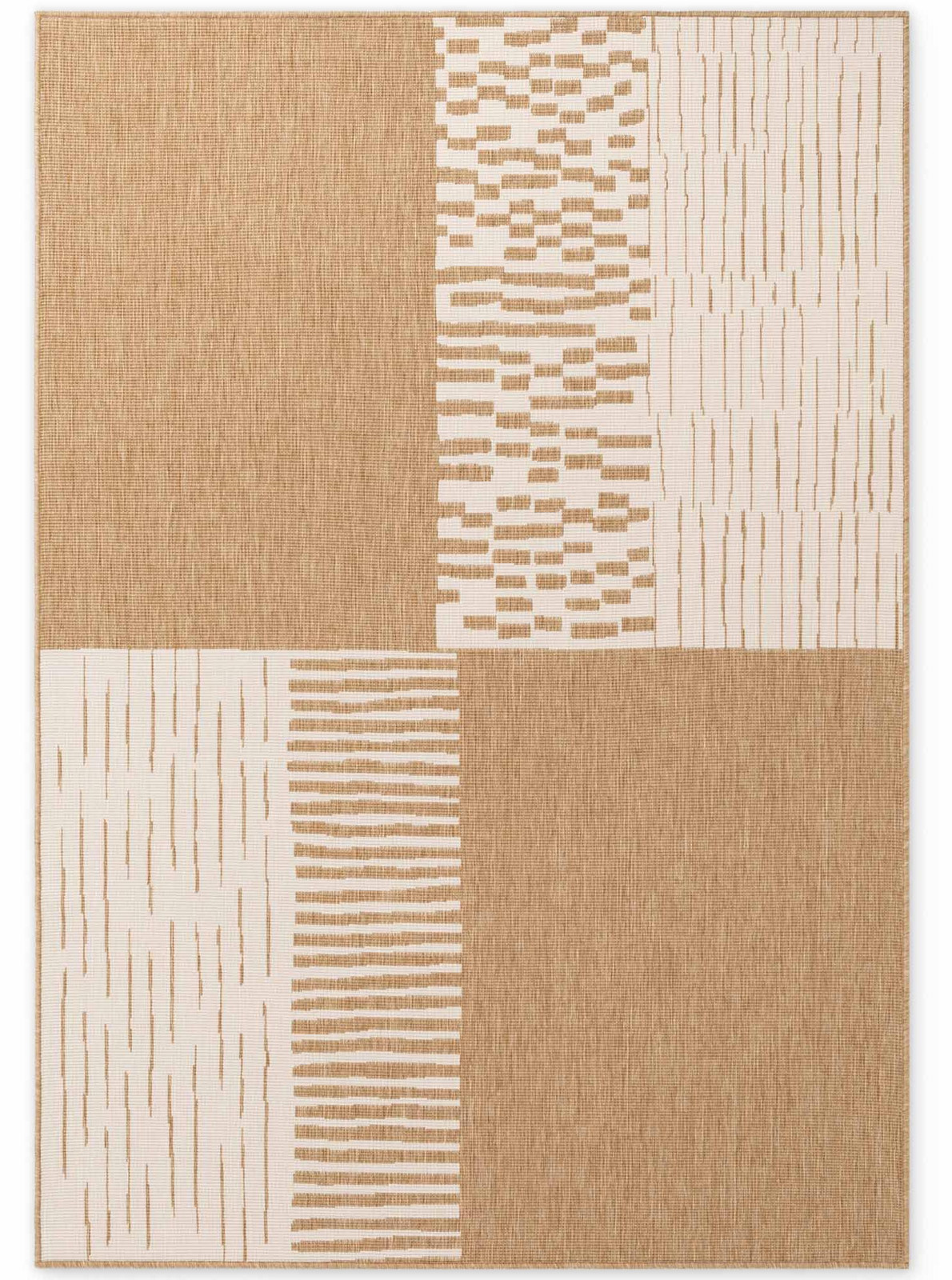 Hanse Home Collection abstract modern jute vloerkleed wit, rechthoekig