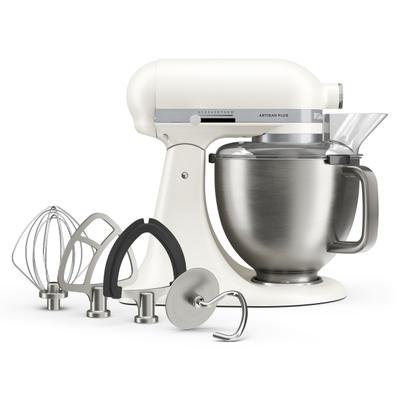 KITCHENAID Küchenmaschine "Artisan Plus 5KSM50PKV", weiß (porcelain weiß), B:24cm H:36cm T:37cm, Küchenmaschinen, Küchenmaschine