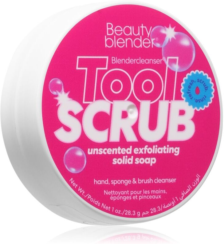 beautyblender® Tool Scrub Unscented Nettoyant solide pour éponges et pinceaux de maquillage 28.3 g