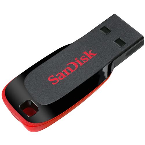 128 GB SanDisk Cruzer Blade schwarz USB 2.0