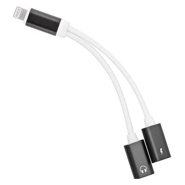 PremiumCord Adapter Lightning na jack audio + Lightning charging (Klinkenadapter) (KIPOD54)