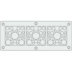 Icotek Kabeldurchführungsplatte KEL-DPZ-KL 72 CR