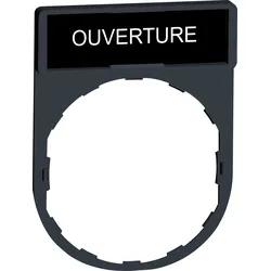 ZBY2113 - Schildträger 30x40mm, für Ø 22 Geräte, m. Schild OUVERTURE
