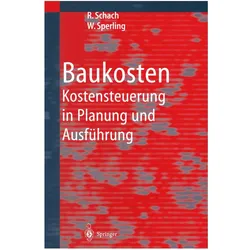 Baukosten, Fachbücher von Rainer Schach, Wolfgang Sperling