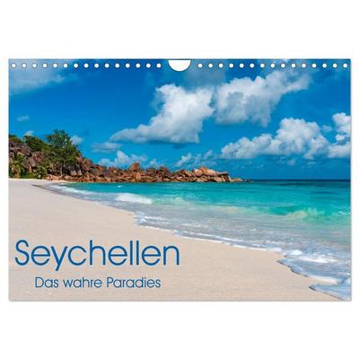 Seychellen - Das wahre Paradies (Wandkalender 2026 DIN A4 quer), CALVENDO Monatskalender