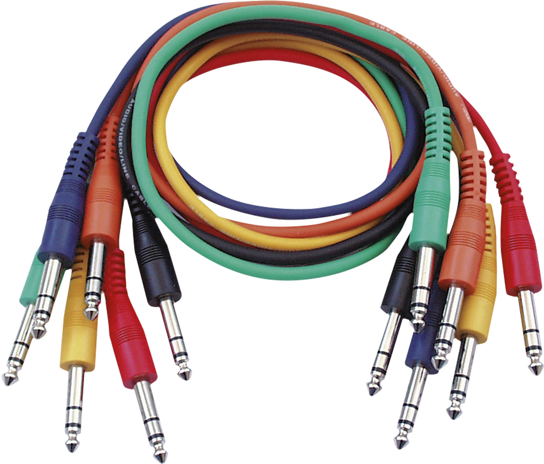 DAP Audio Fl12 – 6-Farbige Patchkabel, 60 Cm