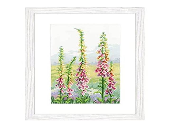 Vervaco tellpatroon vingerhoed tellpatroon tellpatroon verpakking borduurverpakking in getelde kruissteek, katoen, meerkleurig, 20 x 33 x 0,3 cm