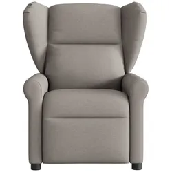 vidaXL Relaxsessel Taupe Stoff