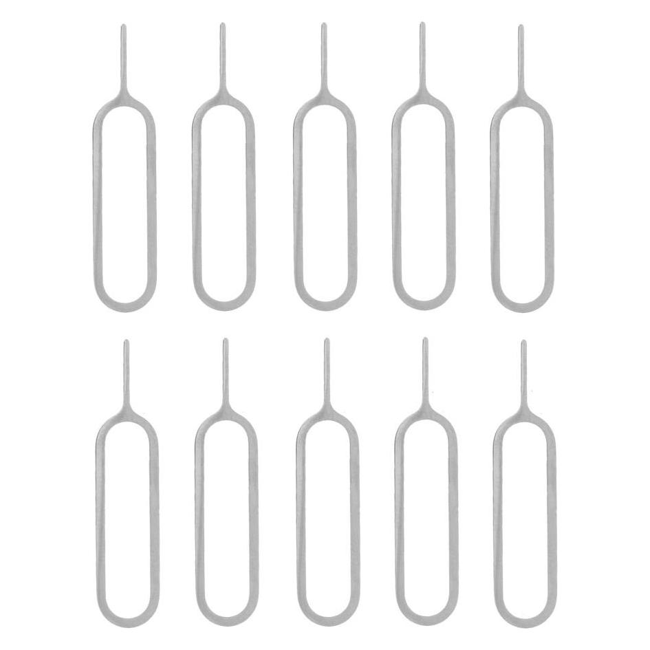 OEM 10x SIM-Card Removal Tool für iPhone und iPad (Apple iPhone 16 Pro Max, LG V10, Nokia G21, Samsung Galaxy S25 Ultra, Sony Xperia 5 V, Xiaomi Poco M6 Pro) (25435167)