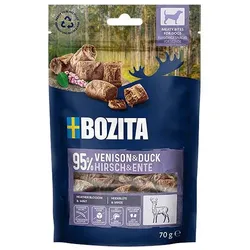 BOZITA Meaty Bites Ente und Wild Hundeleckerli 70g