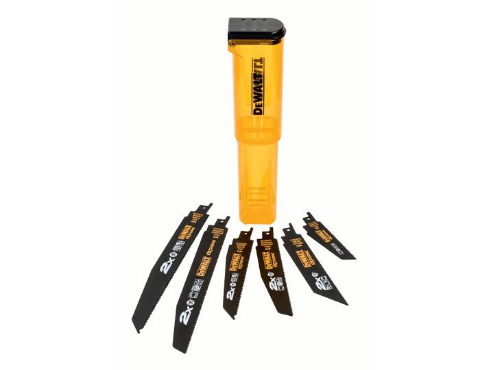 Coffret de 6 lames pour scie sabre DEWALT DT2440L-QZ 100 à 228mm