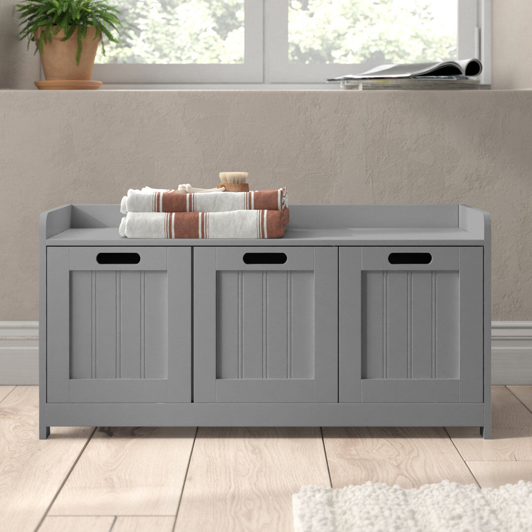 Fernleaf Alton Freestanding Bathroom Cabinet Grey 45cm H X 90cm W X 35cm D
